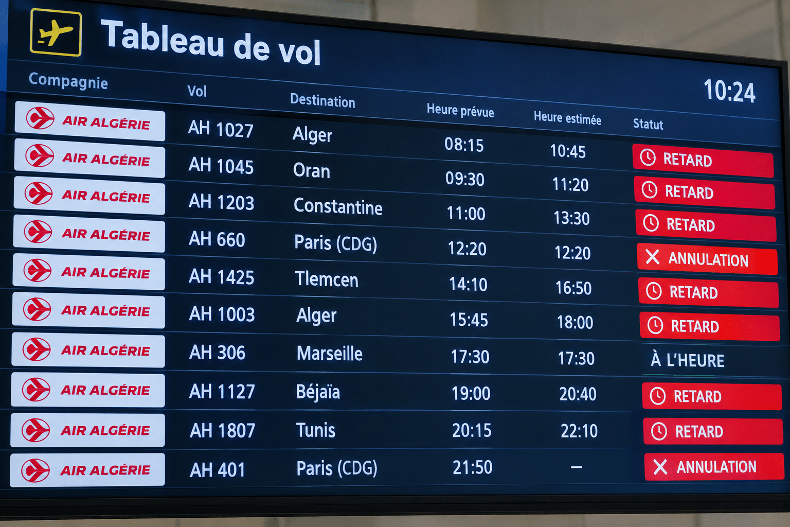 Lire la suite à propos de l’article Été 2026, Air Algérie : réclamation et indemnité en cas de retard ou annulation